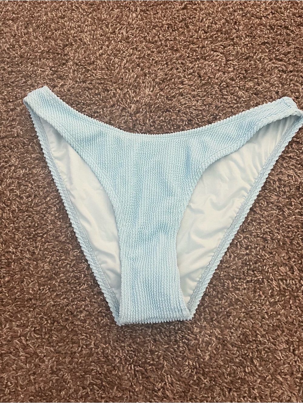 Xhilaration Powder Blue Textured Bikini Bottom